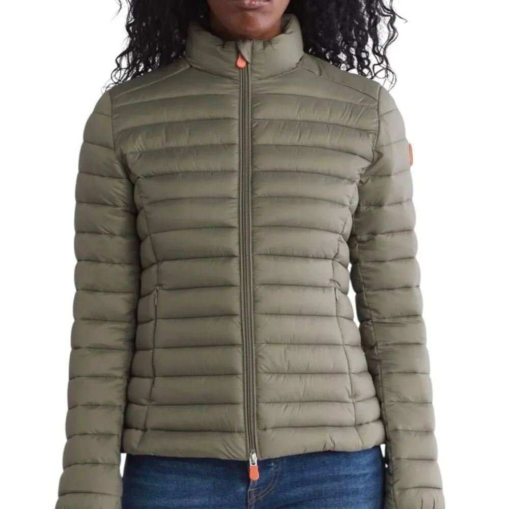 Save the Duck Carla Quilted Puffer Plumtech Synthetic Down Jacket Size 4 L